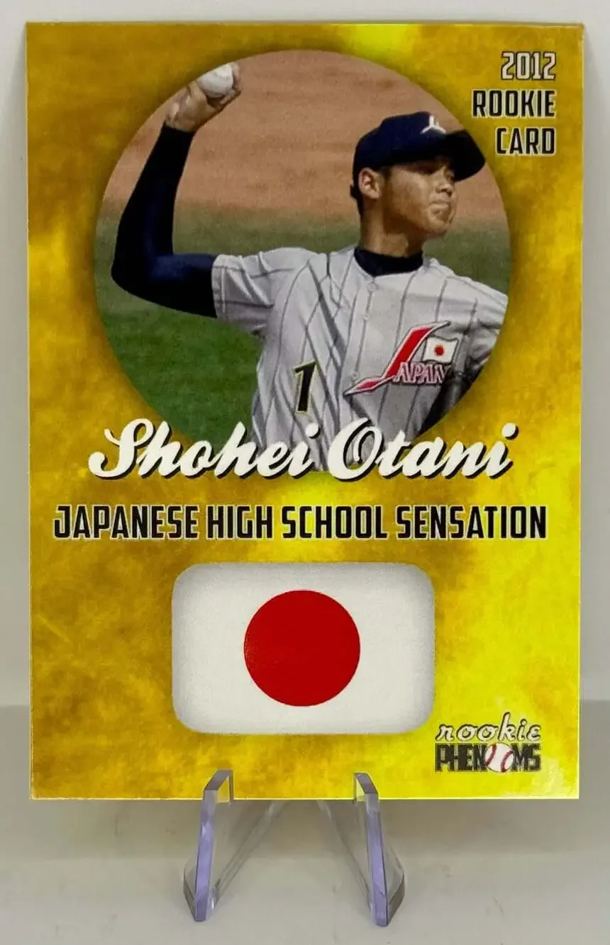 Shohei Ohtani 2012 Rookie Phenoms Japanese High School Sensation Baseball Card